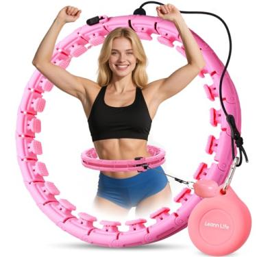 Imagem de Leann L!fe U1-32 nós cintura 165 cm, trava magnética pesada bambolê para adultos perda de peso, aro infinito plus size, crianças adultos em casa ao ar livre, exercícios de fitness, toner abdominal