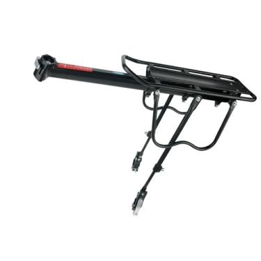 Imagem de oshhni Suporte traseiro para bicicleta, acessório para bagageiro, grande capacidade, triangular, para viagens de bicicleta, resistente com refletor, Style B