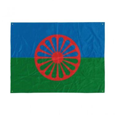 Imagem de Toalha Tarot Cartas Bandeira Cigana Em Tecido 75 X 75 Cm