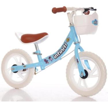Imagem de Bicicleta Balance Infiniti Kids Aro 12 Azul Com Branco