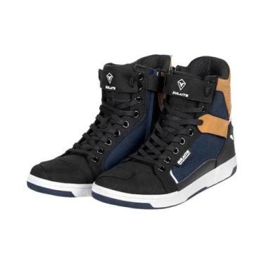 Imagem de Botas Casuais Para Motociclistas Masculinos Respiráveis Anti-queda Par