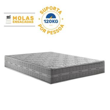 Imagem de Colchão de Molas Ensacadas One Face Ultra Spring Anjos Casal 138 cm - 