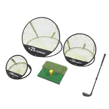 Imagem de RiToEasysports Rede de Prática de Golfe de Poliéster, Rede de Lolfegagem, Montagem Rápida, Design Ajustável, Configuração Estável, Alta Durabilidade, Bolas de Estação de Prática de Golfe Com Haste