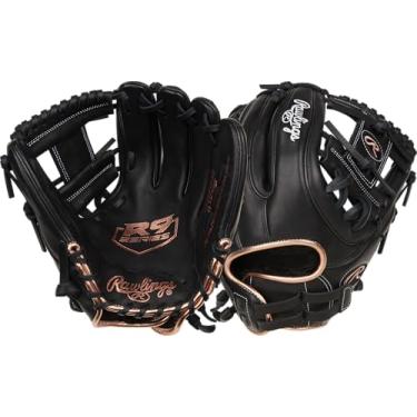 Imagem de Rawlings | Luva de softbol Fastpitch da série R9 | 29 cm | RHT | Pro I-Web | Preta