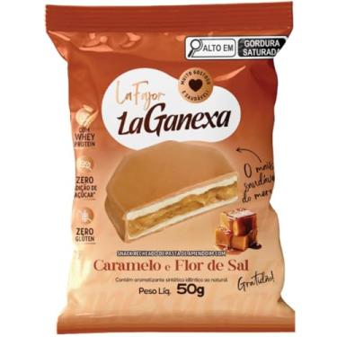 Imagem de Alfajor La Fajor de Caramelo e Flor de Sal Proteico 50g - La Ganexa