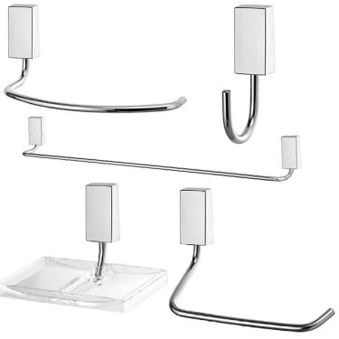 Imagem de Kit De Acessórios Para Banheiro 5 Peças 2000 C30 - 7041241 - Lorenzetti Kit Acessorios...