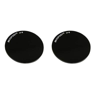 Imagem de Lente De Soldador Escura T4 2 Unidades Para Proteção - 8560 - Brasfort