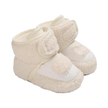 Imagem de Botas Quentes De Inverno Para Bebês Meninas E Meninos Com Bolas Felpud
