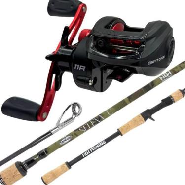 Imagem de Carretilha Anti Cabeleira Vara Selena Camuflada Makis 15kg - Makis Fis