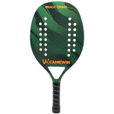 Imagem de Raquete Beach Tennis Camewin Original Leve Fibra Carbono e Fibra de vi