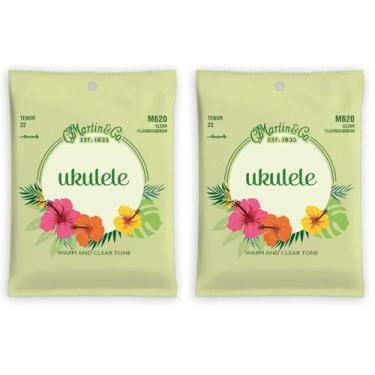 Imagem de Pacote com 2 cordas para ukulele Martin M620 Tenor Clear Fluorocarbon