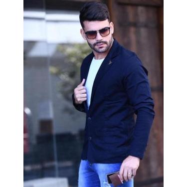 Imagem de Blazer Masculino Slim Esporte Fino Elastano Premium  - DRAGONFLY / DEB