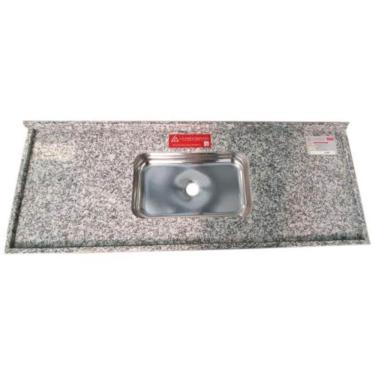 Imagem de Pia De Granito Cinza Corumba 1,80 Metro - La Pia De Granito Cinza Corumba 1,80 Metro - Lg