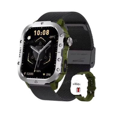 Imagem de Relógio Inteligente Militar Masculino À Prova D'Água Com GPS, Bluetoot