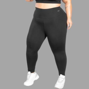 Imagem de Legging Plus Size Calça Legue Grossa Flanelada Academia - BLANCO STORE