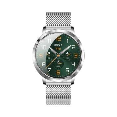 Imagem de Smartwatch Ultra-Fino Com Tela Curva AMOLED HD 3D 2025 Monitor De Saúd