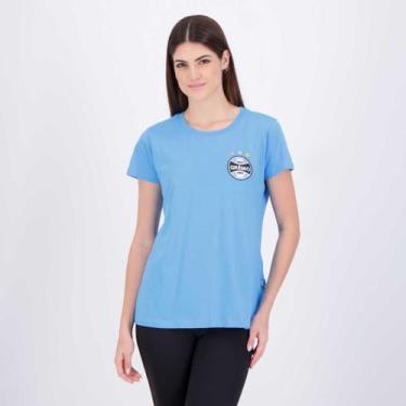 Imagem de Camiseta Grêmio Básica Feminina Azul - Surf Center, P