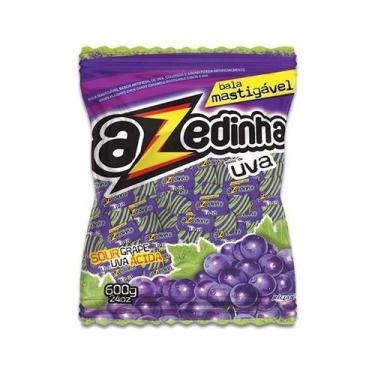 Imagem de Bala Azedinha Mastigável Uva Riclan 600g