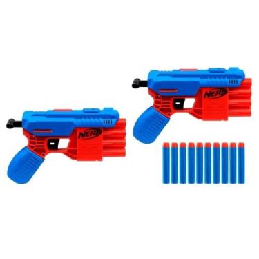 Imagem de Brinquedo Infantil Lança Dardos Nerf Alpha Strike Claw Dual Hasbro - 1