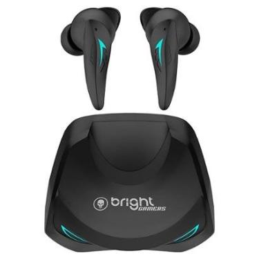 Imagem de Fone de Ouvido Bluetooth Intra-Auricular Bright FN578 - Cancelamento de Ruído Proteção IPX4 - Preto-Unissex