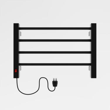 Imagem de Toalheiro Termico Casuli Circolare Uno Preto 127V Esquerdo