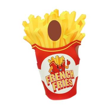 Imagem de kowaku Fantasia de batata frita para crianças, fantasia engraçada para baile de máscaras de carnaval