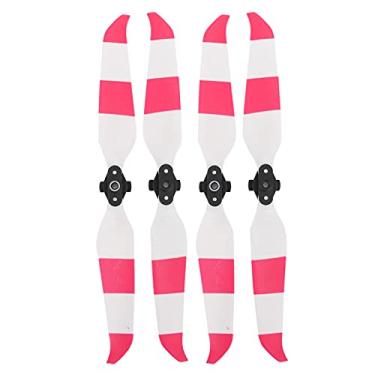 Imagem de Grcfumo Hélice colorida, adereços de lâmina de liberação rápida para PC, hélices de avião RC para acessórios Air 2 Air 2S (Vermelho e Branco)