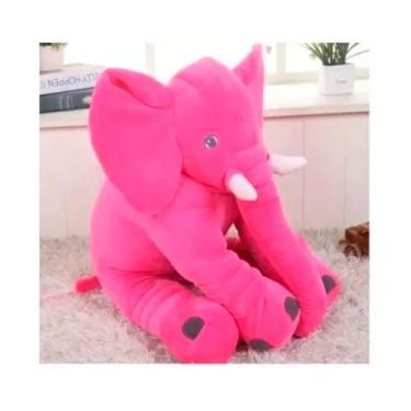 Imagem de Almofada de pelúcia Fuchsia Elephant Emotional Attachment 50x20cm - Li