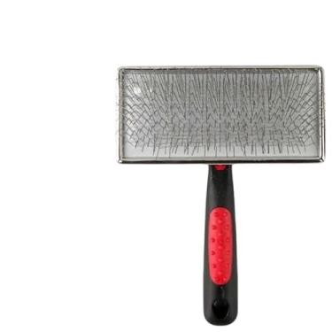 Imagem de Rasqueadeira para Cães de Pelos Longos - Pente de Cerdas de Aço Fortes para Desembaraçar Nós e Remover Pelo Morto, Escovação Suave e Eficiente(G)