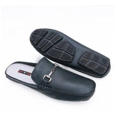 Imagem de Mocassim Mule Drive GTS - Masculino - CONFORTO E ESTILO, Azul marinho,