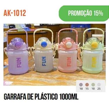 Imagem de Garrafa de Plástico 1L Tomate AK-1012 - Ideal para Hidratação