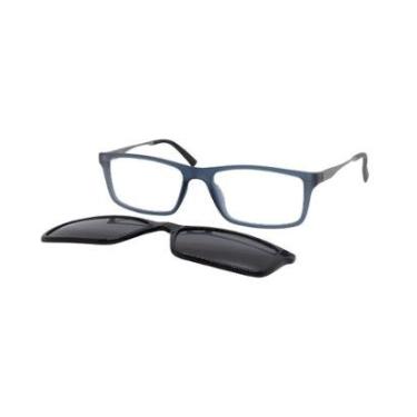 Imagem de Armação De Óculos Speedo Sp4128 D12 Azul Fosco-Masculino