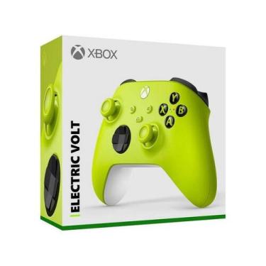 Imagem de Controle Xbox Electric Volt Neon Yellow Xbox Series X/S One - Microsof