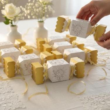 Imagem de Kit 40 Caixinhas Bala Lembrancinhas Batizado Encante com Lembranças Ba