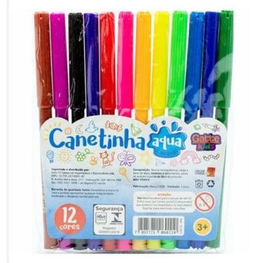 Imagem de Canetinha colorida c/ 12 cores - Gatte