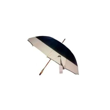 Imagem de Guarda Chuva 16 Varetas Cabo Madeira 115Cm Grande Rosa