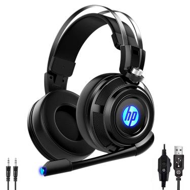 Imagem de Headset gaming P2 + USB H200 Preto 8AA04AA HP