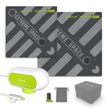 Imagem de Sacos de armazenamento a vácuo para viagem com bomba elétrica, 16 pacotes de sacos de vedação a vácuo para roupas, economia de espaço de embalagem de compressão com bomba de alta pressão, sacos de