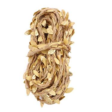 Imagem de Zerodis 10m Folha Artificial Corda Artesanato Coleção Acessórios de Vestuário Acessórios de Vestuário Guirlanda de Hera para Artesanato Diy e Decoração de Casamento Perfeito para Arranjos de Casa e