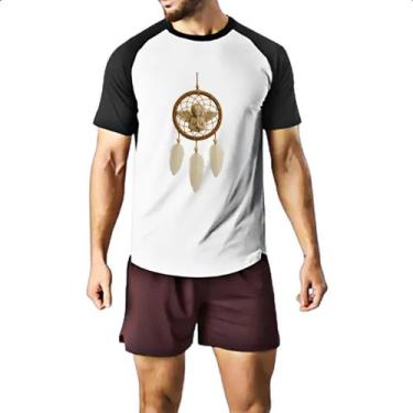 Imagem de Camiseta Raglan Apanhador de sonhos anjo - Alearts, EG