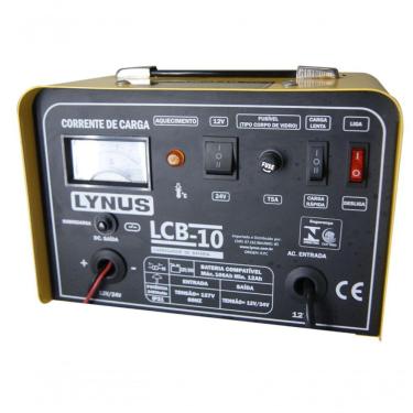 Imagem de Carregador De Bateria 10a 12-100ah Lcb-10 Lynus 220V