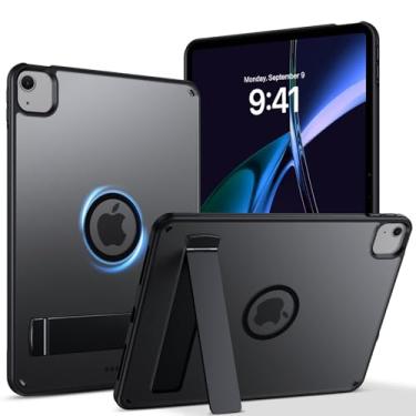 Imagem de BENTOBEN Capa para iPad Air de 11 polegadas M3/M2 2025/2024 com suporte invisível, capa magnética para iPad Air 7ª/6ª geração, translúcida fosca à prova de choque para iPad Air 5ª/4ª geração 11