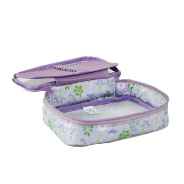 Imagem de Estojo BOX 100 PENS CRISTAL BY SOF FLORAL LILÁS - SABRA