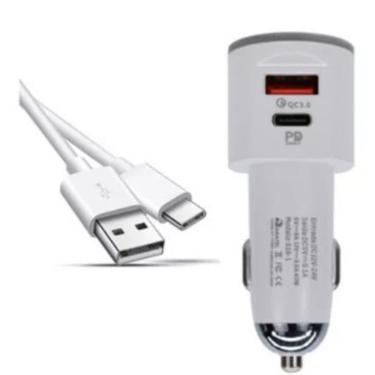 Imagem de Carregador Veicular Turbo  9.1A PD+CQ 3.0 S18-1 + cabo
