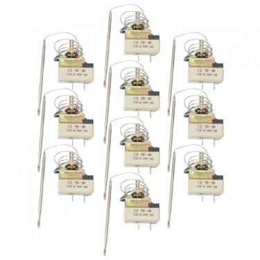 Imagem de Kit Termostato Haste Curta Forno Elétrico - 10 Peças Metálico Bivolt