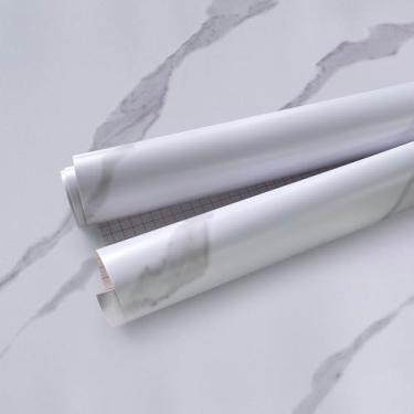 Imagem de ANT Papel de parede de contato de mármore autoadesivo para gaveta de bancada, prateleira de armário, fácil de limpar (fosco de mármore, 39,9 cm x 3 m)