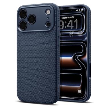 Imagem de Capa Spigen para iPhone 17 Pro, Liquid Air, projetada para Apple iPhone 17 Pro - Azul Marinho