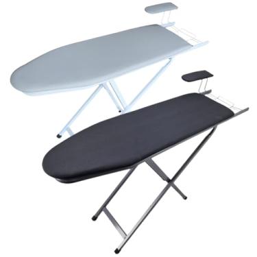 Imagem de Mesa Tabua de Passar Suprema Extra Premium Dobrável Grande Com Regulagem e Passa Mangas (Branco)