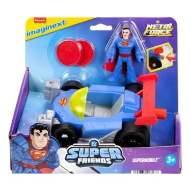 Imagem de Imaginext Figura de Acao Superman e Veiculo MATTEL