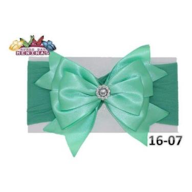 Imagem de 1 Faixa Cabelo Meia Seda Bebe Laços Headband  - Mundo das Meninas, Ver